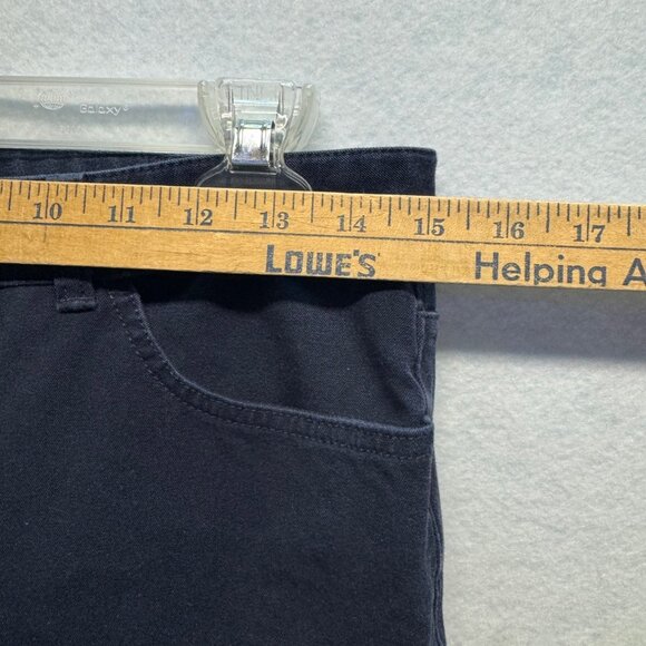 Chaps Womens Navy Stretch Slim Fit Pants Size 8 - Picture 4 of 8